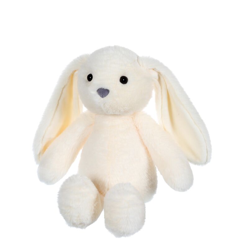  trendy bunny peluche lapin blanc crème 28 cm 